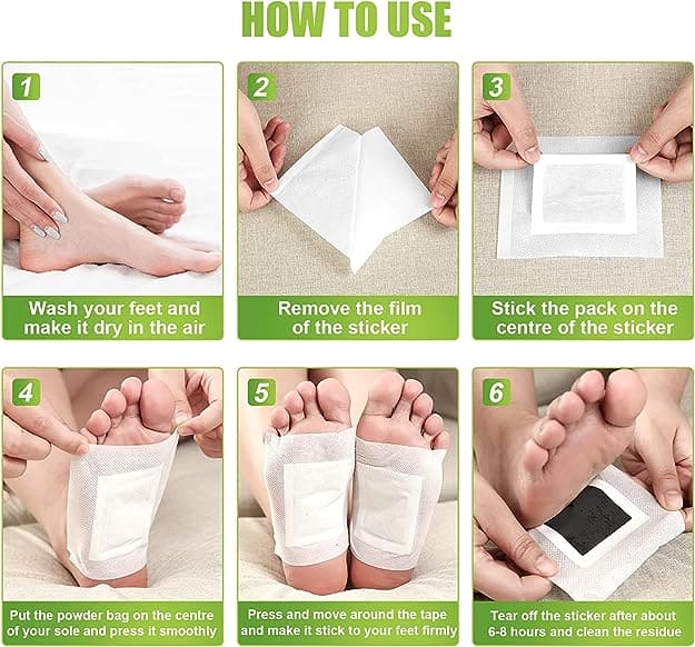 10 Pcs Foot Detox Patch, Detoxification Foot Sticker, Kinoki Detox Foot Patches 10 Pcs Foot Detox Patch, Detoxification Foot Sticker, Kinoki Detox Foot Patches